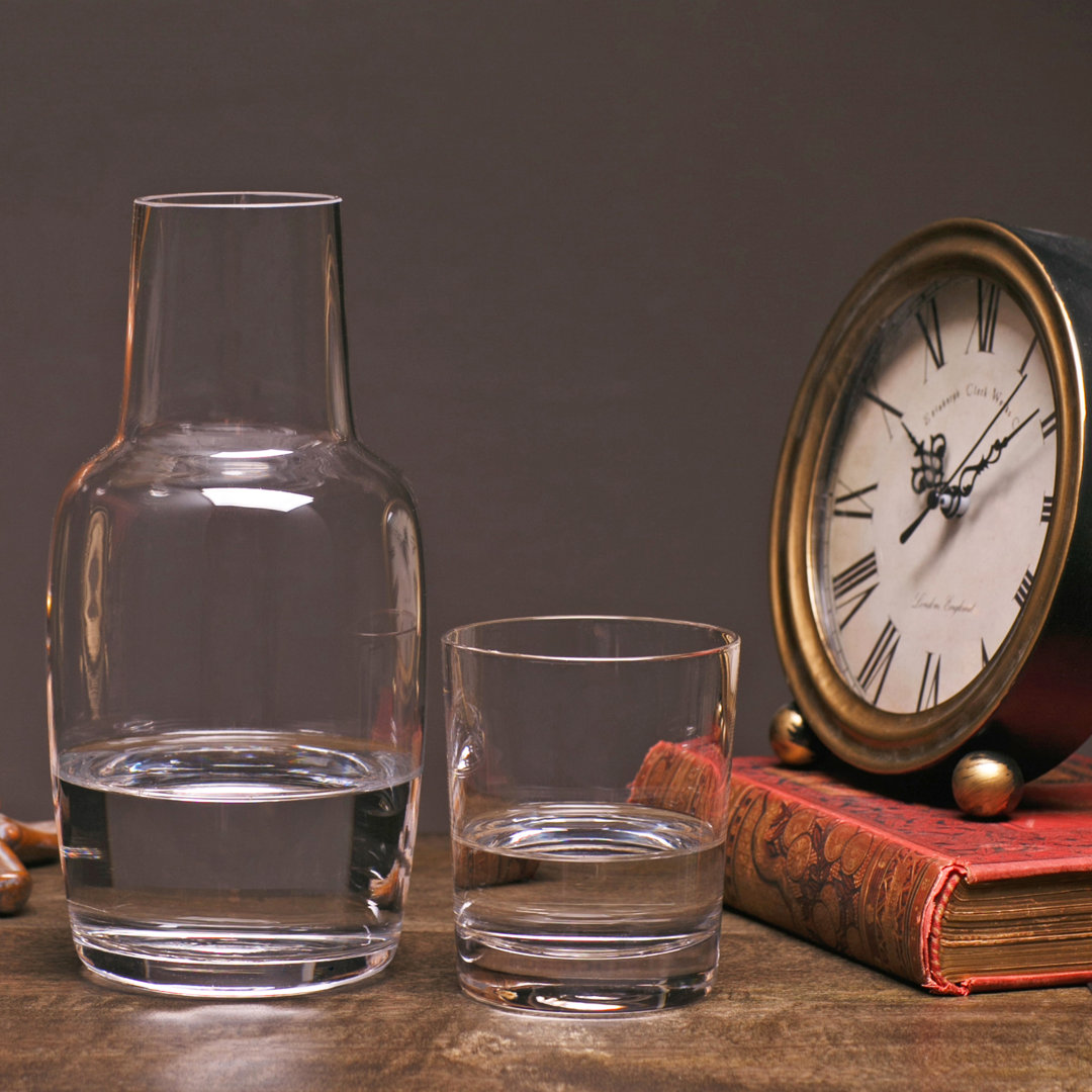 Linus 2 Piece Nightstand Carafe Set